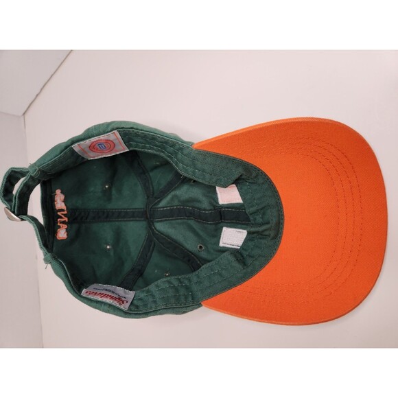 Miami Hurricanes Hat Cap Strap Back Green NCAA College Football‎ - Picture 5 of 7